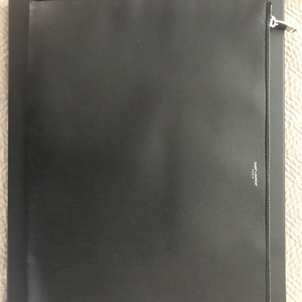 XL Saint Laurent document pouch.
